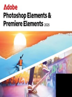 Adobe Photoshop Elements 2025 & Premiere Elements 2025 (PC, Mac) (1 User, 3 Years) - Adobe Key - GLOBAL