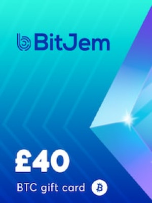 BitJem Crypto Gift Card Bitcoin 40 GBP - BitJem Key
