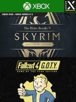 Skyrim Anniversary Edition + Fallout 4 G.O.T.Y Bundle (Xbox Series X/S) - Xbox Live Key - EUROPE