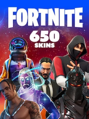 Fortnite Account (All Platform) 650 Skins - GLOBAL