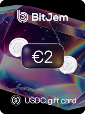 BitJem Crypto Gift Card USDC 2 EUR - BitJem Key