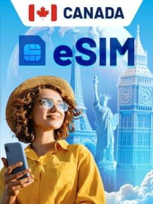eSIM (Android, iOS) 1 GB, 7 Days - CANADA