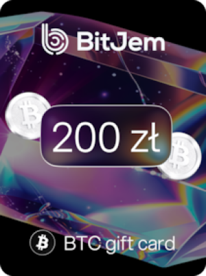 BitJem Crypto Gift Card Bitcoin 200 PLN - BitJem Key