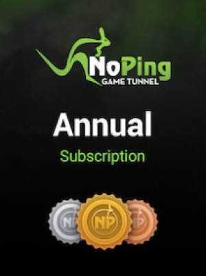 NoPing Game Tunnel Annual Subscription NoPing Key GLOBAL