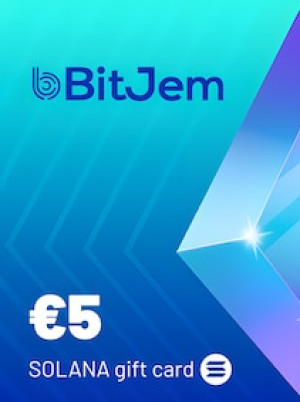 BitJem Crypto Gift Card SOL 5 EUR - BitJem Key