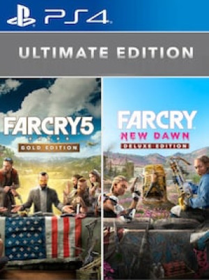 FAR CRY 5 GOLD EDITION + FAR CRY NEW DAWN DELUXE EDITION BUNDLE (PS4) - PSN Account - GLOBAL