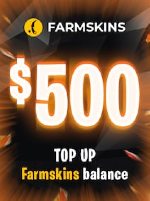 Farmskins Wallet Card 500 USD - FARMSKINS.COM Key - GLOBAL