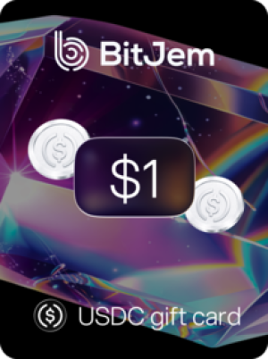 BitJem Crypto Gift Card USDC 1 USD - BitJem Key