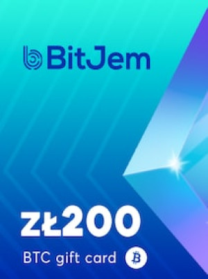 BitJem Crypto Gift Card Bitcoin 200 PLN - BitJem Key