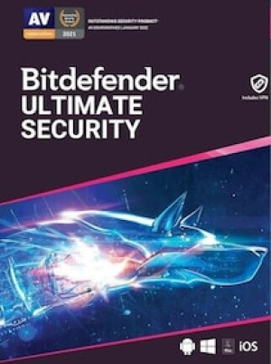Bitdefender Ultimate Security (PC, Android, Mac, iOS) (10 Devices, 1 Year) - Bitdefender Key - GLOBAL