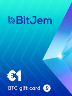 BitJem Crypto Gift Card Bitcoin 1 EUR - BitJem Key