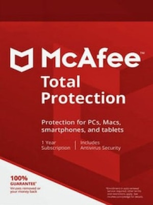 McAfee Total Protection Multidevice 1 Device 1 Year Key GLOBAL
