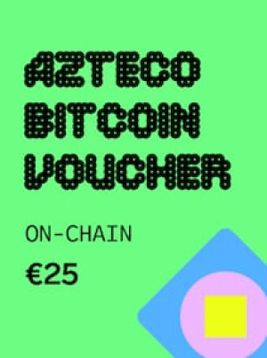 Azteco Bitcoin On-Chain Voucher 25 EUR - Azteco Key - GLOBAL