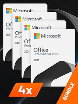Office 2021 Professional Plus x4 Bundle (PC) - Microsoft Key - GLOBAL
