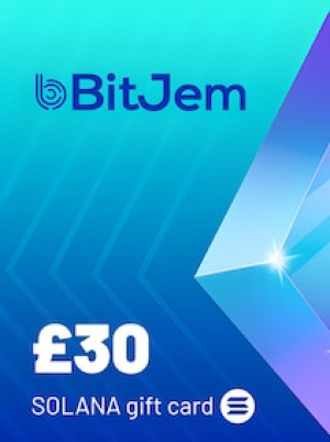 BitJem Crypto Gift Card SOL 30 GBP - BitJem Key