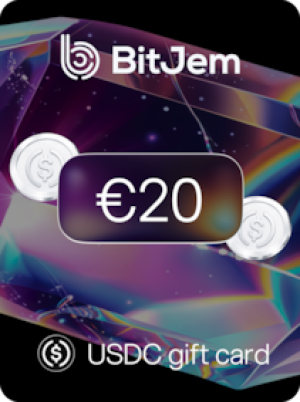 BitJem Crypto Gift Card USDC 20 EUR - BitJem Key