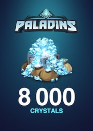 Paladins Crystals GLOBAL 8 Key GLOBAL 8000 Crystals