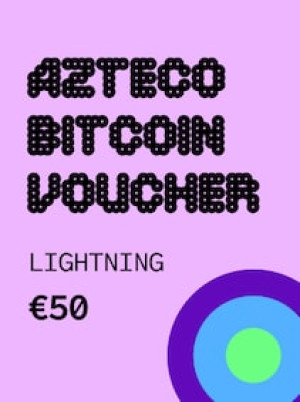 Azteco Bitcoin Lightning Voucher 50 EUR - Azteco Key - GLOBAL