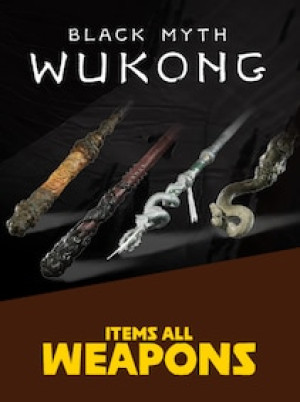 Black Myth: Wukong Items All Weapons (PC) - MMOPIXEL Player Trade - GLOBAL