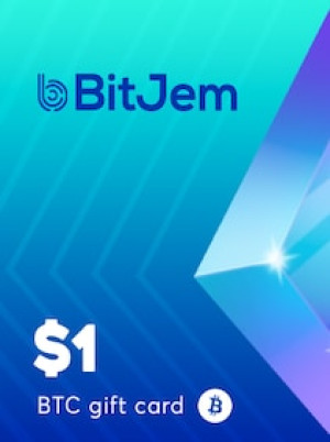 BitJem Crypto Gift Card Bitcoin 1 USD - BitJem Key