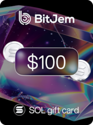 BitJem Crypto Gift Card SOL 100 USD - BitJem Key
