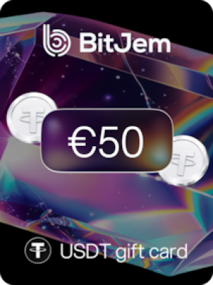 BitJem Crypto Gift Card USDT 50 EUR - BitJem Key