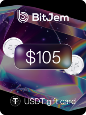 BitJem Crypto Gift Card USDT 105 USD - BitJem Key