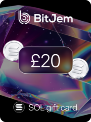 BitJem Crypto Gift Card SOL 20 GBP - BitJem Key