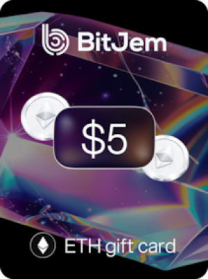 BitJem Crypto Gift Card ETH 5 USD - BitJem Key