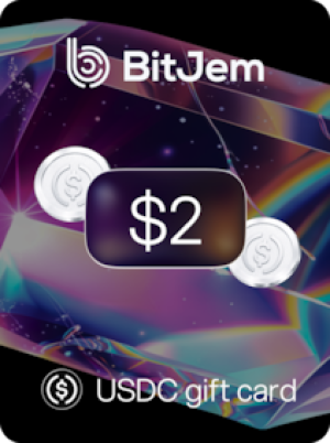 BitJem Crypto Gift Card USDC 2 USD - BitJem Key