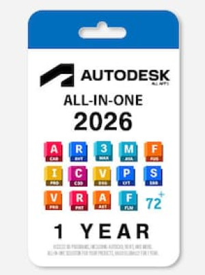 Autodesk Apps Collection 2026 (PC, Mac) (1 User, 1 Year) - Autodesk Key - GLOBAL