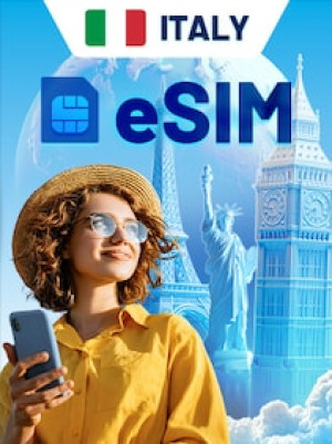eSIM (Android, iOS) 10 GB, 30 Days - ITALY