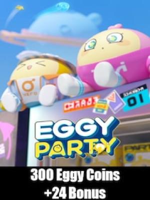 Eggy Party 300 eggy coins + 24 Bonus - GLOBAL