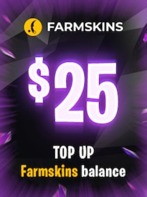 Farmskins Wallet Card 25 USD - FARMSKINS.COM Key - GLOBAL