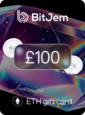 BitJem Crypto Gift Card ETH 100 GBP - BitJem Key
