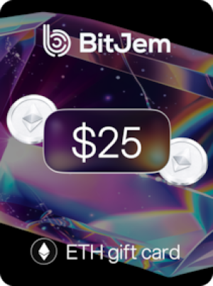 BitJem Crypto Gift Card ETH 25 USD - BitJem Key