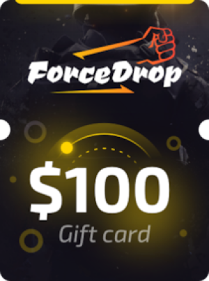 Forcedrop.gg Gift Card 100 USD - Key GLOBAL