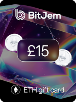 BitJem Crypto Gift Card ETH 15 GBP - BitJem Key
