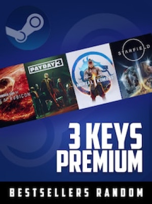 Bestsellers Random 3 Keys Premium (PC) - Steam Key - GLOBAL