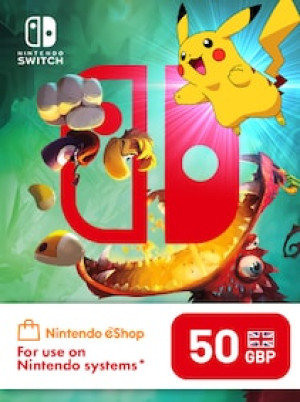 Nintendo eShop Card 50 GBP - Nintendo eShop Key - UNITED KINGDOM