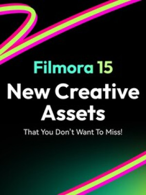 Wondershare Filmora 15 with Creative Assets | Premium (PC) (1 Device, 1 Year) - Wondershare Account - GLOBAL