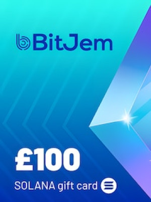 BitJem Crypto Gift Card SOL 100 GBP - BitJem Key