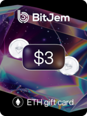 BitJem Crypto Gift Card ETH 3 USD - BitJem Key