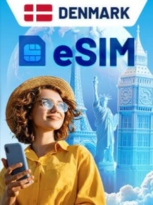 eSIM (Android, iOS) 50 GB, 90 Days - DENMARK