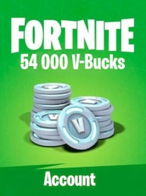 Fortnite V-Bucks Account 54000 V-Bucks (PSN, Xbox, PC, Mobile) - GLOBAL