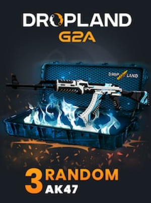 Counter Strike 2 RANDOM 3 CASE AK-47 SKIN - BY DROPLAND.NET Key - GLOBAL