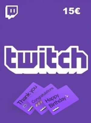 Twitch Gift Card 15 EUR - twitch Key - BELGIUM