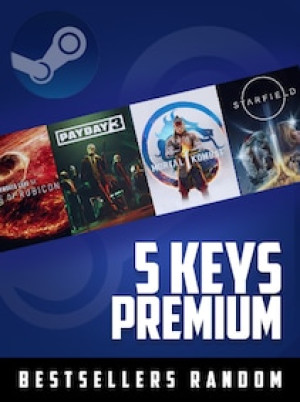 Bestsellers Random 5 Keys Premium (PC) - Steam Key - GLOBAL