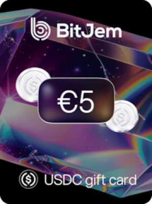 BitJem Crypto Gift Card USDC 5 EUR - BitJem Key