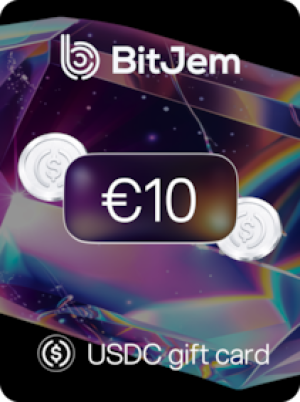 BitJem Crypto Gift Card USDC 10 EUR - BitJem Key